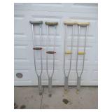 2 Sets of Crutches