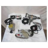 Vintage Lot of Power Tools: Drill, Jigsaw and Sanders