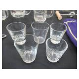 Vintage Lot of Barware: Beer Mugs, Pitcher, Shot Glasses, Wine Glasses, Coasters, openers and more.