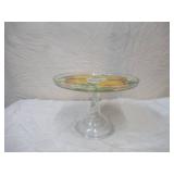 Vintage Pedestal Cake Plate