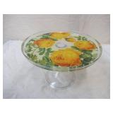 Vintage Pedestal Cake Plate