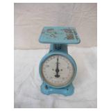 Vintage Blue Kitchen Scale