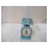 Vintage Blue Kitchen Scale