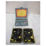 Lot of 3 Socket Sets in various cases