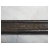 Lot of 2 Vintage Pipe Wrenches.Traedent