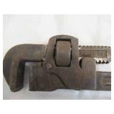 Lot of 2 Vintage Pipe Wrenches.Traedent