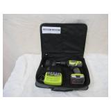 Lot of RYOBI: 1-Drill with Instructions, 2 Batteries and 1 Battery Charger.