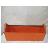 Vintage Wood Tool Travel Carrier Box
