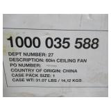 New Home Decorators Ceiling Fan In unopened box.