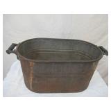Antique Vintage Kettle Boiler Wash Tub with double handles