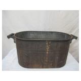 Antique Vintage Kettle Boiler Wash Tub with double handles