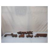 Lot of Vintage Handmade Wood Children