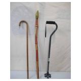 3 Walking Canes