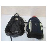 2 Backpacks: Nike and North Face