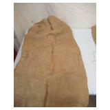 Vintage Lot of Burlap Feed Bags Gunny Sacks some with Advertising