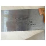 Vintage Lot of 5Wood Handled Hand Saws: 2 Keystone Airmaster. 1- Keen Cutter and more