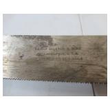 Vintage Lot of 5Wood Handled Hand Saws: 2 Keystone Airmaster. 1- Keen Cutter and more