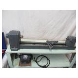 Craftsman & Dunlap Wood Lathe w/ set of Craftsman Professional Cutting Knives in case & Instructions