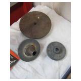 Craftsman & Dunlap Wood Lathe w/ set of Craftsman Professional Cutting Knives in case & Instructions