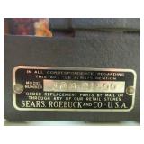 Craftsman & Dunlap Wood Lathe w/ set of Craftsman Professional Cutting Knives in case & Instructions