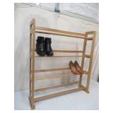 Wood Shoe Rack