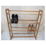 Wood Shoe Rack