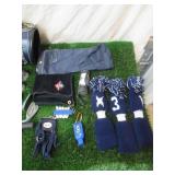 Dunlop Golf Clubs in Golf Bag with Golf Balls, Golf Club covers, Rain Cover and more. AS PICTURED.