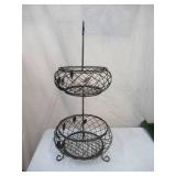 2 Tier Metal Planter