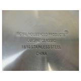 Set Of 4 Stainless Steel Pots and Pans with 3 Lids. Royal Household Products Cuisine Classic