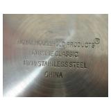 Set Of 4 Stainless Steel Pots and Pans with 3 Lids. Royal Household Products Cuisine Classic
