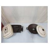 Lot of Vintage Cookers: Presto Griddle and Sears Electric Wok.Works.