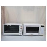 Lot of 2 Ovens: Samsung Microwave and Toaster Oven
