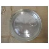 Lot of Vintage Clear Glassware: Bowls, Dishes, Compote with lids, Luncheon Plates and Sugar Bowl