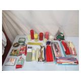 Lot of various Candles and Candle Wax