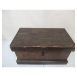Antique Vintage Wood Trunk