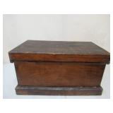 Antique Vintage Wood Trunk