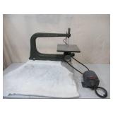 Vintage Shopmaster 15" Jig Saw with tilting belt and 1/4 hp GE Utility Motor. Minneapolis, MN