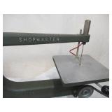 Vintage Shopmaster 15" Jig Saw with tilting belt and 1/4 hp GE Utility Motor. Minneapolis, MN