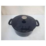 Food Network Stock Pot and Cover. Navy Blue