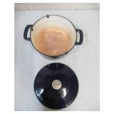 Food Network Stock Pot and Cover. Navy Blue