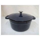 Food Network Stock Pot and Cover. Navy Blue