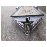 18 x 7 foot bed plus ramps and fron...