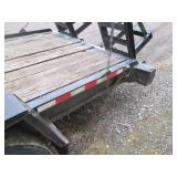 18 x 7 foot bed plus ramps and fron...