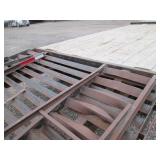 16 x 8.5 foot bed plus ramps traile...