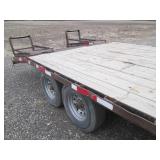 16 x 8.5 foot bed plus ramps traile...