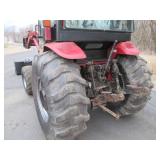 Case DX55 tractor with bucket attac...