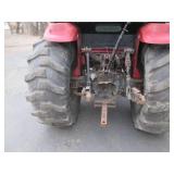 Case DX55 tractor with bucket attac...