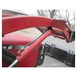 Case DX55 tractor with bucket attac...