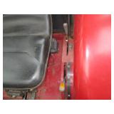 Case DX55 tractor with bucket attac...