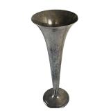 Antique Tiffany & Co. American Aesthetic Style 20-inch Sterling Silver Trumpet Vase (Circa Early 1900s) - 1,358 grams